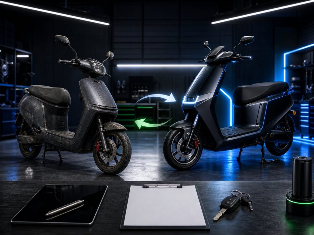 Đổi xe cũ lấy xe điện mới – Hỗ trợ thu mua giá cao