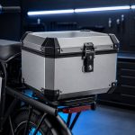 Cốp xe đạp điện nhôm chắc chắn chống nước lắp sau yên