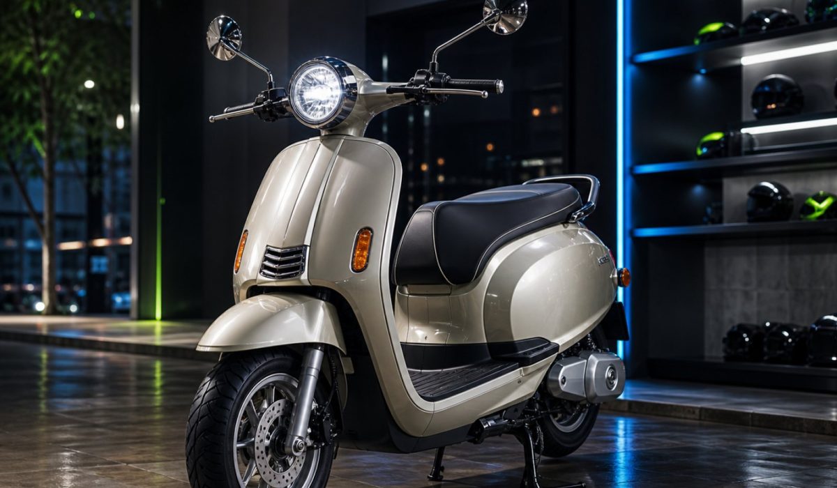 Nijia TDT819 – Xe máy điện kiểu cổ điển vintage